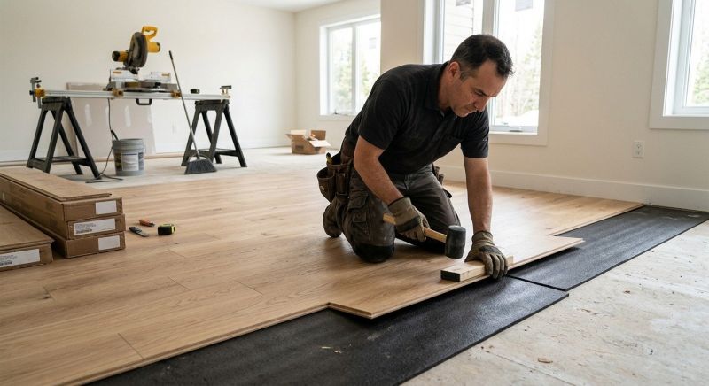 Engineered Wood Installation in San Marcos, TX