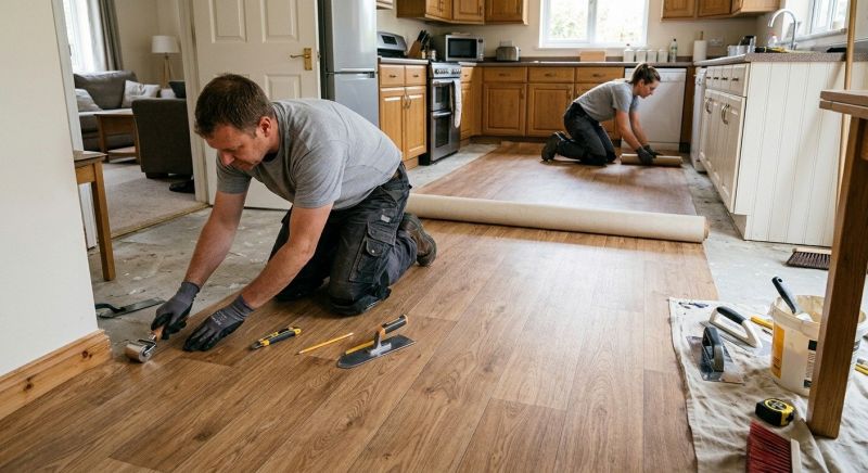 Linoleum Floor Installation in San Marcos, TX