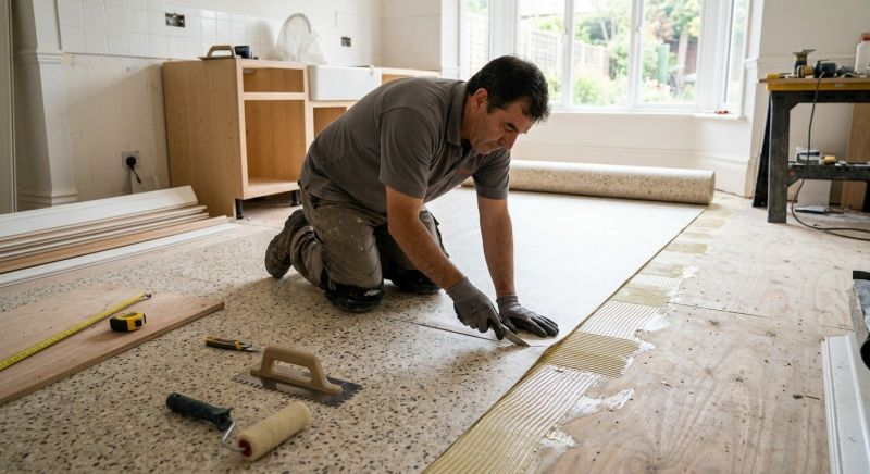 Linoleum Floor Installation in Wimberley, TX