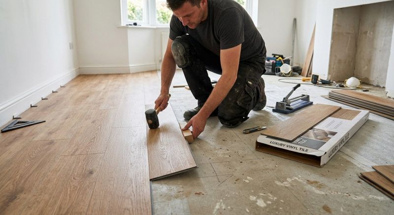 Luxury Vinyl Tile Installation in Manchaca, TX