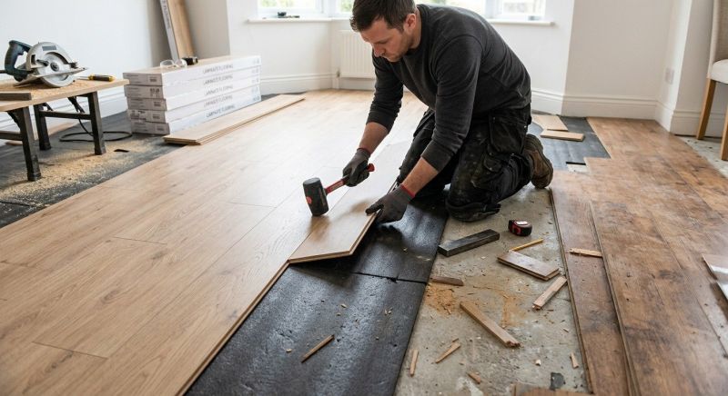 Plank Laminate Installation in San Marcos, TX
