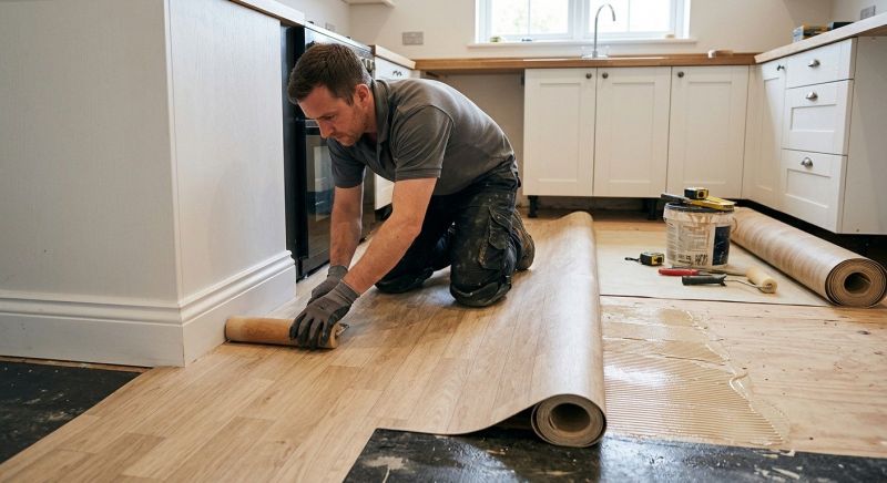 Sheet Linoleum Installation in Luling, TX