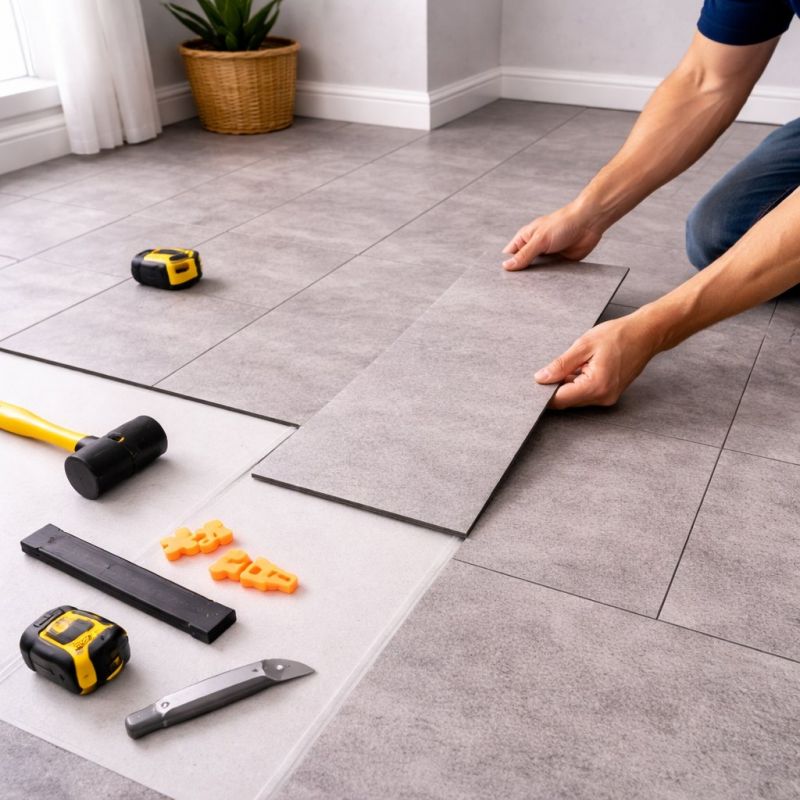 Vinyl Tile Installation in San Marcos, TX