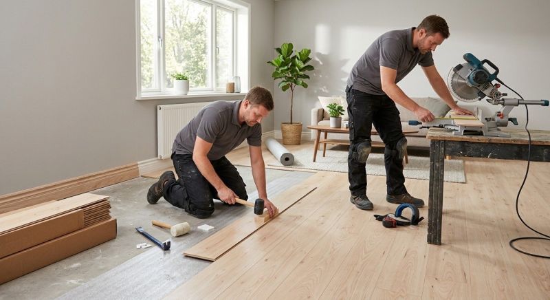 Wood Laminate Installation in San Marcos, TX